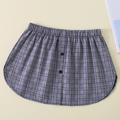 付け裾 つけ裾 フェイクレイヤードシャツ レディース 重ね着風 体型カバー 商品画像5