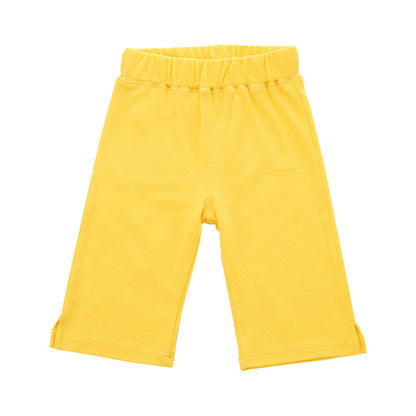 子供服 ストレッチハーフパンツ ハーフパンツ ショートパンツ 短パン 半ズボン イエロー バリエーション画像