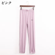 ルームウェア ロングパンツ レディース 女性 ボトムス 薄手 スウェットパンツ ウエストゴム カジュアル 英字ロゴ 単色 シンプル 部屋着 薄い 薄め おしゃれ かわいい スポーツ 運動 おうち時間 婦人服