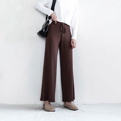 ロングパンツ ワイドパンツ ドレープパンツ 長ズボン レディース 女性 商品画像3