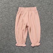 ロングパンツ バルーンパンツ かぼちゃパンツ 子供用 アラジンパンツ ハーレムパンツ ゆったりめ ルーズ 長ズボン ボトムス ウエストゴム 春 キッズ ベビー 子供服 子ども服 こども服 女の子 女児 男の子 男児 シンプル 単色 ソリッドカラー