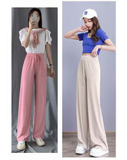 ロングパンツ ワイドパンツ レディース 女性 ボトムス ウエストゴム ウエスト紐 ハイウエスト 無地 単色 シンプル ゆったり 大きいサイズあり お洒落 お出かけ 普段使い デイリー カジュアル きれいめ ルームウェア 着回し 合わせやすい 婦人服