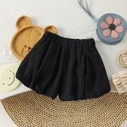 ショートパンツ バルーンパンツ ふんわりパンツ カボチャパンツ ボトムス キッズ 子ども 女の子 ショーパン ズボン お出かけ おしゃれ