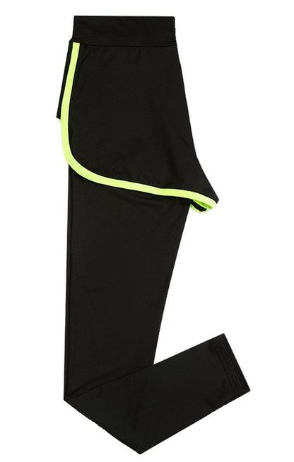 ショートパンツ ロングパンツ レギンス付きパンツ 単品 レディース ボトムス 【ロング】グリーン バリエーション画像
