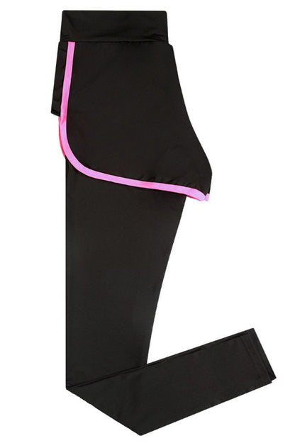 ショートパンツ ロングパンツ レギンス付きパンツ 単品 レディース ボトムス 【ロング】パープル バリエーション画像
