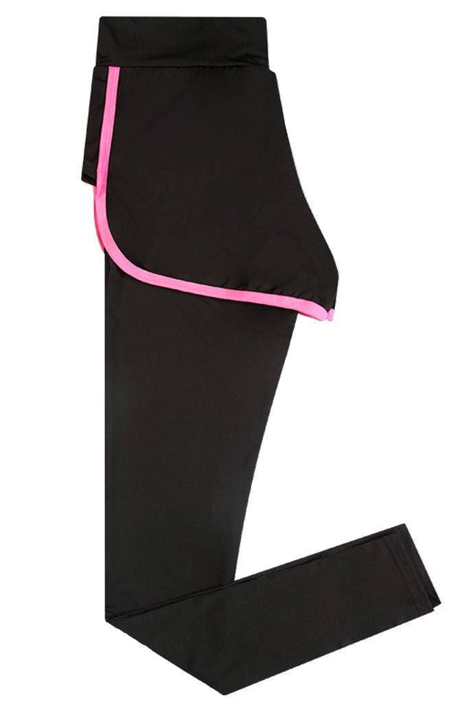 ショートパンツ ロングパンツ レギンス付きパンツ 単品 レディース ボトムス 【ロング】ローズ バリエーション画像