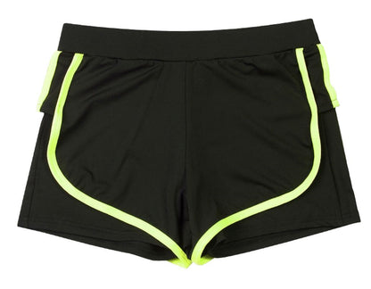 ショートパンツ ロングパンツ レギンス付きパンツ 単品 レディース ボトムス 【ショート】グリーン バリエーション画像