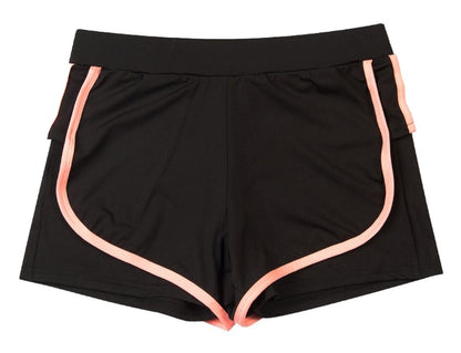 ショートパンツ ロングパンツ レギンス付きパンツ 単品 レディース ボトムス 【ショート】オレンジ バリエーション画像