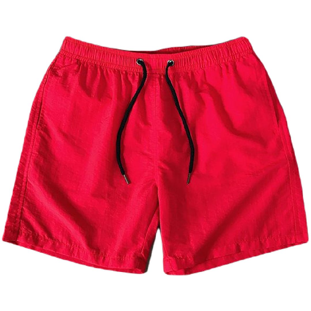 ショートパンツ ハーフパンツ 水陸両用 メンズ 男性用 ボトムス レッド バリエーション画像