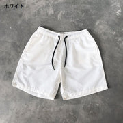 ショートパンツ ハーフパンツ 水陸両用 メンズ 男性用 ボトムス 海パン 短パン サーフパンツ 無地 大きいサイズ ポケット付き シンプル おしゃれ カジュアル ゆったり 普段着 デイリー 海水浴 プール カラバリ豊富 ホワイト ブラック グレー ブルー ネイビー レッド 黒 白 青 赤