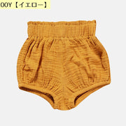 ブルマパンツ ショートパンツ 子供 ベビー キッズ オーバーパンツ 赤ちゃん 女の子 男の子 ボトムス 半ズボン 短パン ドット柄 水玉模様 カジュアル お洒落 可愛い お出かけ 普段使い 外出 室内 ベビーパンツ ベビーウェア 子供服 こども服 男児 女児 出産祝い 贈り物 プレゼント ギフト ストライプ 柄物 単色