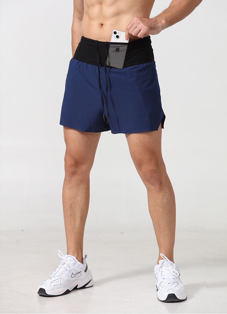 ランニングパンツ ランパン スポーツウェア ハーフパンツ ウエストポーチ一体型 ランニングベルト 商品画像2