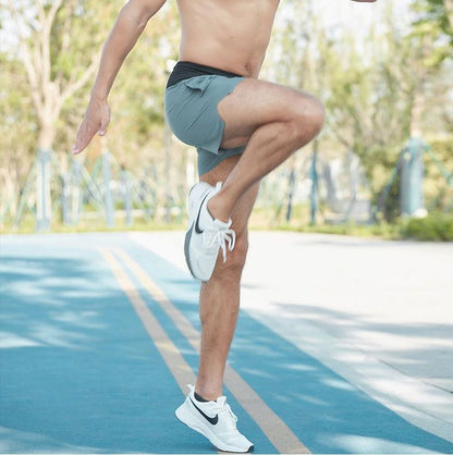 ランニングパンツ ランパン スポーツウェア ハーフパンツ ウエストポーチ一体型 ランニングベルト 商品画像5