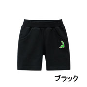 ハーフパンツ ボトムス キッズ 子供用 男の子 半ズボン 短パン スウェット かわいい 無地 春夏 ダンス スポーツ ブルー