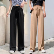ロングパンツ ワイドパンツ フレアパンツ レディース 婦人服 ボトムス 長ズボン ウエストゴム 薄手 ドレープ おしゃれ カジュアル 可愛い