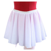 バレエスカート 巻きスカート プルオンスカート ダンス衣装 キッズ ジュニア 子供 女の子 大人 レディース バレエ服 バレエ衣装 バレエ用品 ミニスカート ボトムス シフォン生地 フレア ミニ丈 ラップスカート 透け感 シアー 白 ピンク 青 黒 赤 紫 黄 灰