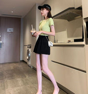 ショートパンツ キュロット 短パン レディース 女性 ショート丈 膝上丈 ショーパン 大きいサイズ 紐 部屋着 薄手 ポケット かわいい おしゃれ