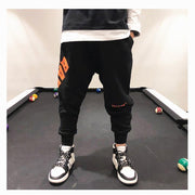 スウェットパンツ ロングパンツ 長ズボン 子供服 キッズ ジュニア 男の子 女の子 ボトムス 英字ロゴ リブ裾 ウエストゴム ポケット カジュアル