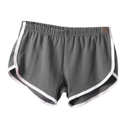 ショートパンツ ホットパンツ レディース ジョギング フィットネス ヨガ スポーツ インナーパンツ ルームウエア パイピング 無地 バイカラー ウエストゴム カジュアル ボトムス ショーパン