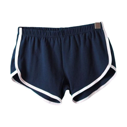 ショートパンツ ホットパンツ レディース ジョギング フィットネス ヨガ ネイビー バリエーション画像