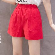 ショートパンツ ハーフパンツ 半ズボン レディース 女性 ボトムス ショート丈 ミニ丈 ゴムウエスト フロントポケット 無地 ホワイト ピンク ブラック ネイビー シンプル カジュアル ラフ ボーイッシュ 可愛い キュート おしゃれ 春 夏