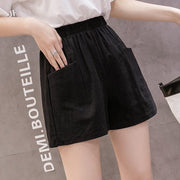 ショートパンツ ハーフパンツ 半ズボン レディース 女性 ボトムス ショート丈 ミニ丈 ゴムウエスト フロントポケット 無地 ホワイト ピンク ブラック ネイビー シンプル カジュアル ラフ ボーイッシュ 可愛い キュート おしゃれ 春 夏