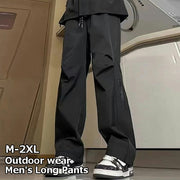 登山 ズボン メンズ ロングパンツ アウトドアウェア トレッキングパンツ クライミングパンツ 春 夏 秋 冬 ボトムス ハイキング キャンプ ゴルフ フィッシング 作業着 スポーツ 男性 軽量 多機能 高機能 無地 大きいサイズ ウエストゴム ストレート