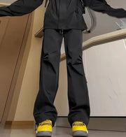 登山 ズボン メンズ ロングパンツ アウトドアウェア トレッキングパンツ クライミングパンツ 春 夏 秋 冬 ボトムス ハイキング キャンプ ゴルフ フィッシング 作業着 スポーツ 男性 軽量 多機能 高機能 無地 大きいサイズ ウエストゴム ストレート