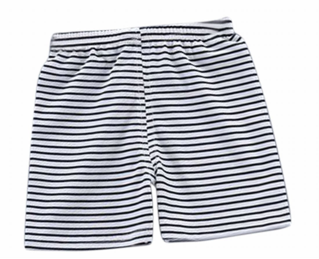 ショートパンツ ハーフパンツ 短パン ショーパン パンツ ボトムス ブラック×ボーダー バリエーション画像