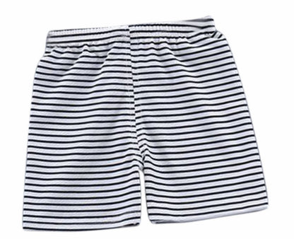 ショートパンツ ハーフパンツ 短パン ショーパン パンツ ボトムス ブラック×ボーダー バリエーション画像