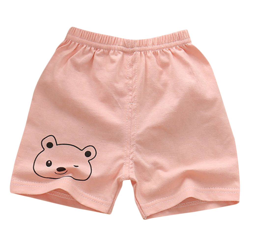 ショートパンツ ハーフパンツ 短パン ショーパン パンツ ボトムス ピンク【クマ】 バリエーション画像