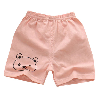 ショートパンツ ハーフパンツ 短パン ショーパン パンツ ボトムス ピンク【クマ】 バリエーション画像