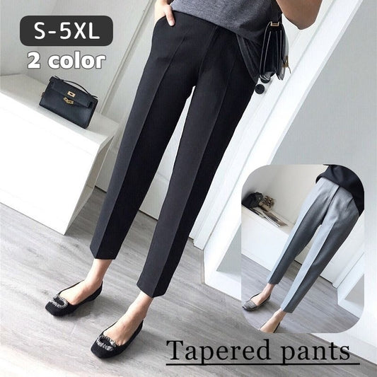 クロップドパンツ テーパードパンツ 9分丈 スラックス 長ズボン レディース 商品画像