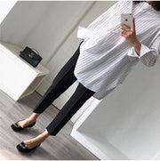 クロップドパンツ テーパードパンツ 9分丈 スラックス 長ズボン レディース ボトムス 大きいサイズ 無地 センタープレス シンプル 無地 おしゃれ カジュアル フォーマル 着回し抜群 脚長 通勤 OL 会社 ブラック グレー 黒 灰 きれいめ 上品