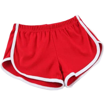 スポーツウェア ショートパンツ レディース ショート丈 短パン 半ズボン レッド バリエーション画像