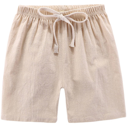 ショートパンツ キッズ ジュニア 子供服 暑さ対策 通年 ベージュ バリエーション画像