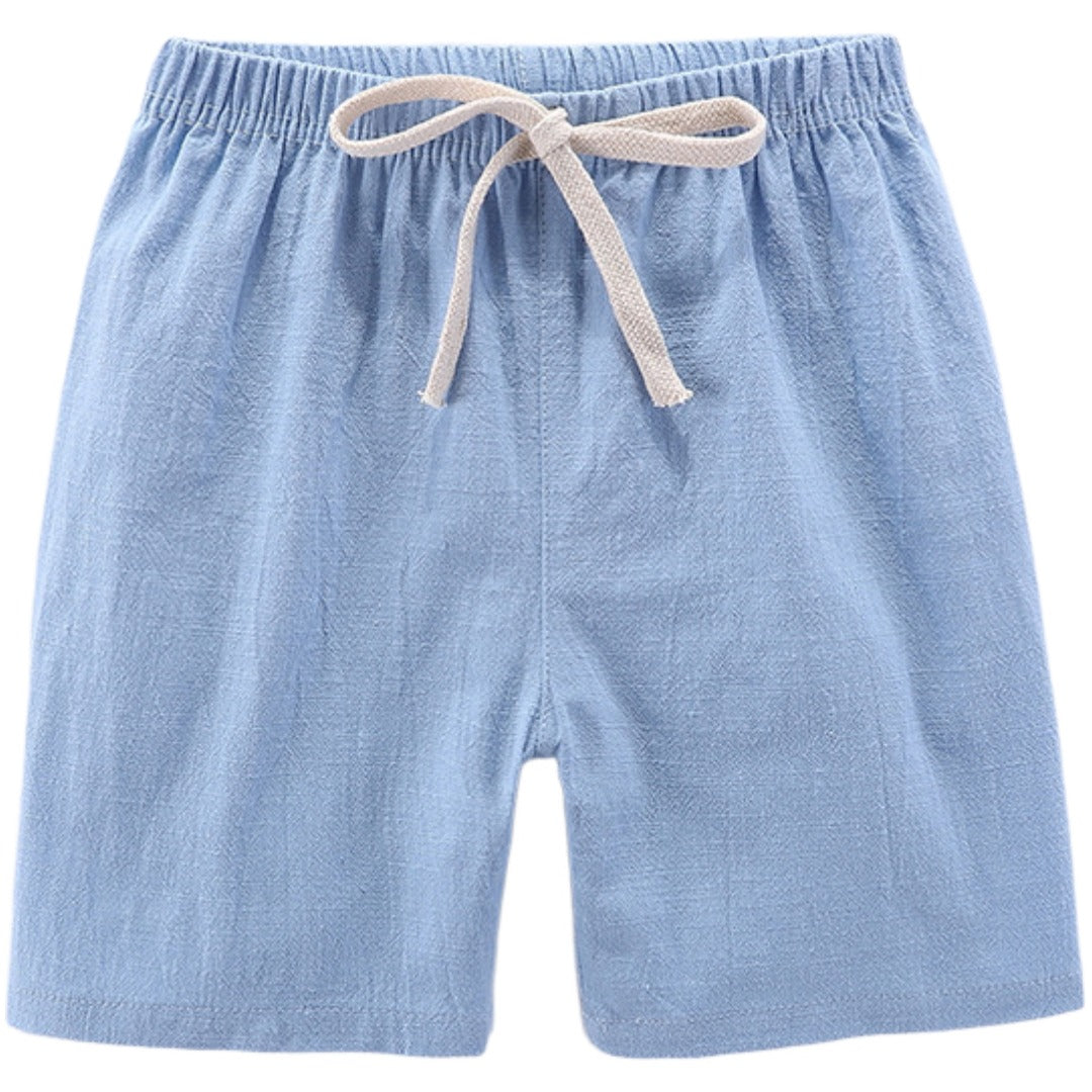 ショートパンツ キッズ ジュニア 子供服 暑さ対策 通年 ライトブルー バリエーション画像