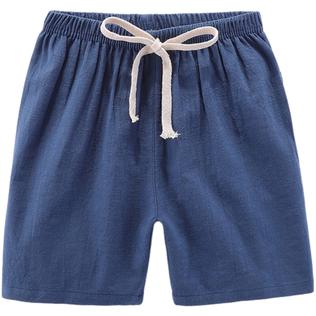 ショートパンツ キッズ ジュニア 子供服 暑さ対策 通年 ネイビー バリエーション画像