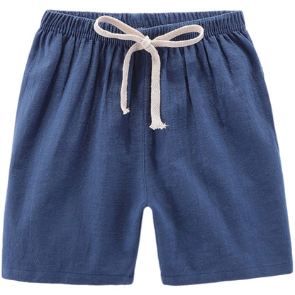 ショートパンツ キッズ ジュニア 子供服 暑さ対策 通年 ネイビー バリエーション画像