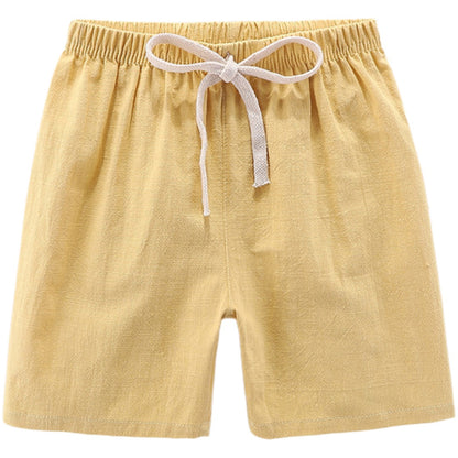 ショートパンツ キッズ ジュニア 子供服 暑さ対策 通年 イエロー バリエーション画像