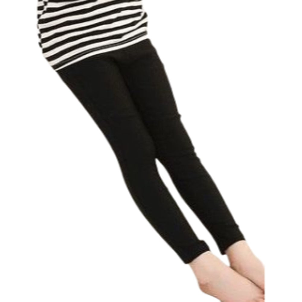 ロングパンツ レギンスパンツ 子供服 キッズ ジュニア 女の子 ブラック バリエーション画像