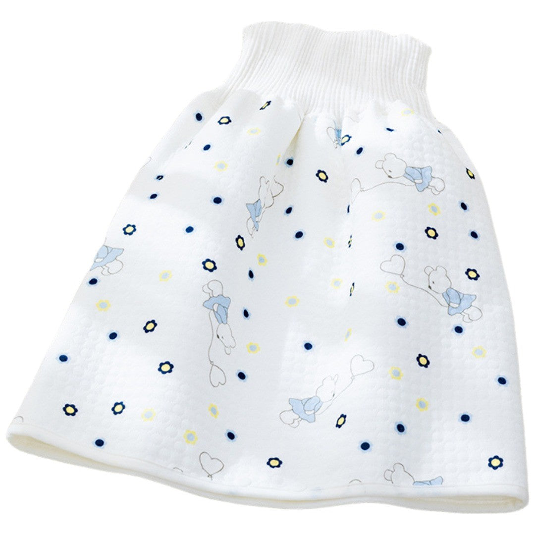 おねしょスカート おねしょケット ベビー キッズ スナップボタン 防水 おねしょパンツ パジャマ おねしょ対策 トレーニング 可愛い
