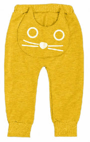 長ズボン ロングパンツ スウェットパンツ モンキーパンツ ウエストゴム 裾リブ 子供服 ベビー服 ベビーウェア 男の子 女の子 男児 女児 ボトムス バックプリント ネコプリント 猫 ねこ CAT 個性的 面白い おしゃれ カジュアル 80cm 90cm 100cm 110cm