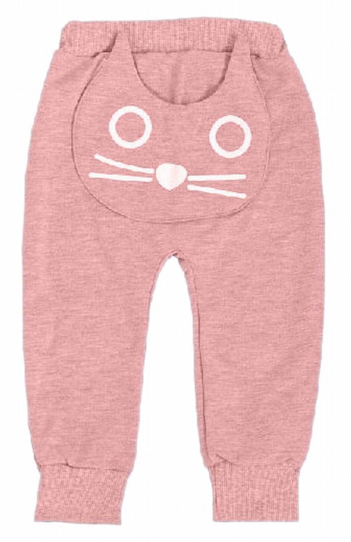長ズボン ロングパンツ スウェットパンツ モンキーパンツ ウエストゴム 裾リブ ピンク バリエーション画像