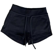 ショートパンツ 短パン レディース 婦人服 女性 ボトムス 半ズボン ウエストゴム 紐付き シンプル 着回し 楽ちん ルームウェア 部屋着 お出掛け