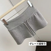ショートパンツ 短パン レディース 婦人服 女性 ボトムス 半ズボン ウエストゴム 紐付き シンプル 着回し 楽ちん ルームウェア 部屋着 お出掛け