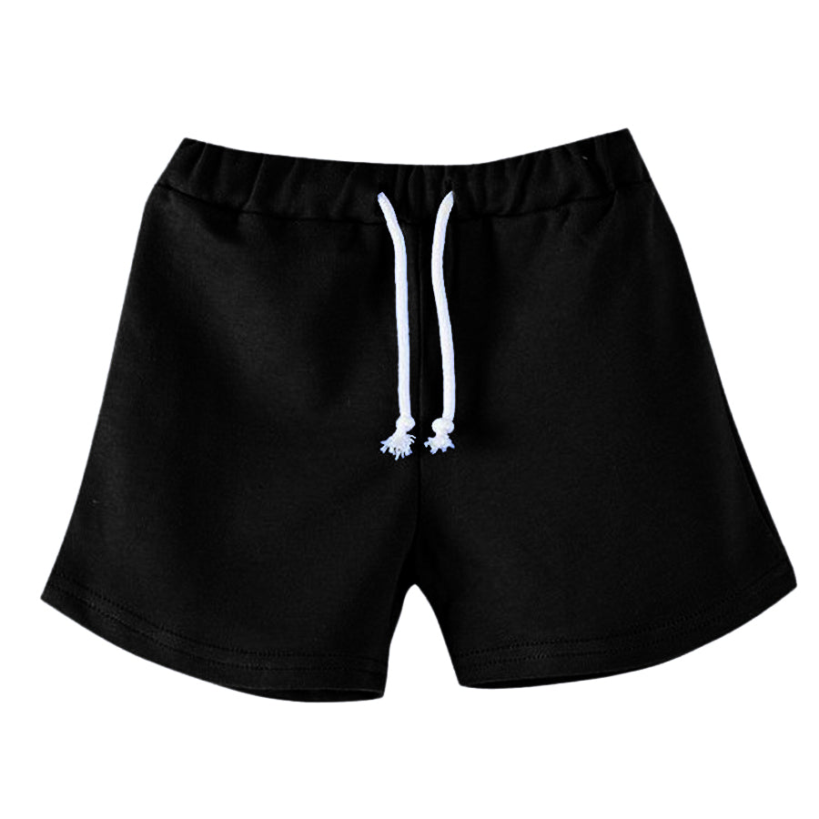 子供用 ショートパンツ キッズ ホットパンツ 短パン パンツ ブラック バリエーション画像
