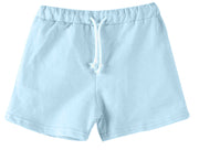 子供用 ショートパンツ キッズ ホットパンツ 短パン パンツ ボトムス スウェット ウエストゴム ウエスト紐 運動着 部屋着 パジャマ ルームウェア ルームウエア カジュアル シンプル 無地 単色 ソリッドカラー 男の子 男児 女の子 女児 子供服 子ども服