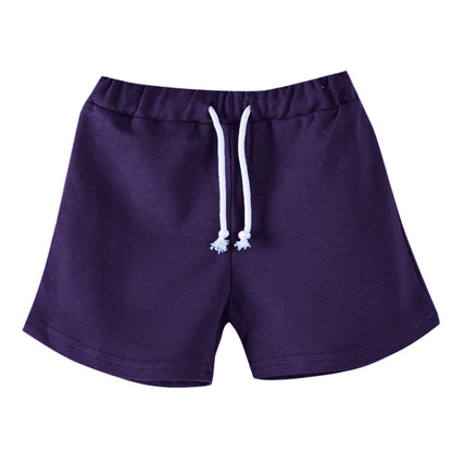 子供用 ショートパンツ キッズ ホットパンツ 短パン パンツ パープル バリエーション画像