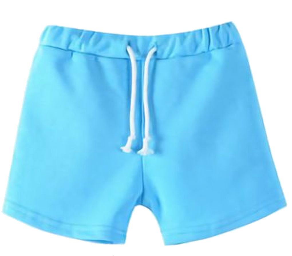 子供用 ショートパンツ キッズ ホットパンツ 短パン パンツ スカイブルー バリエーション画像